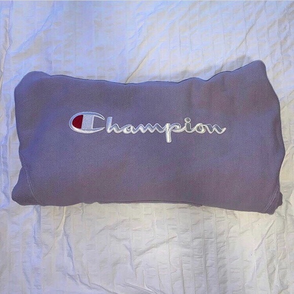 Champion Purple Pullover Hoodie - Picture 1 of 6